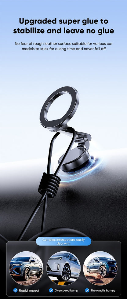 Suporte para telefone veicular 1080 Magsafe Suporte móvel para o carro Suporte para celular no carro para iPhone 17 16 Pro Max Plus