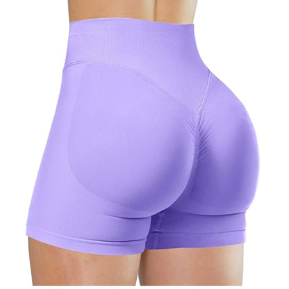 Summer High Waisted Yoga Shorts Fashionable and Sexy Running Fitness Pants Solid Color Yoga Leggings Customizable labels