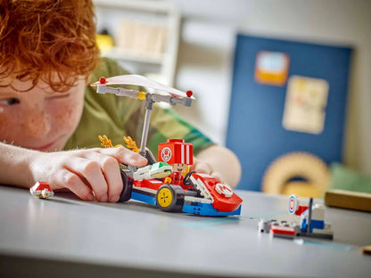 LEGO Blocos de Construção Série Super Mario 72032 Kart Padrão Quebra-cabeça Infantil Blocos de Construção Brinquedo de Presente