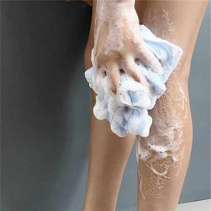 1pc Exfoliating Back Body Scrubber For Shower Bath, Long Strip Rubbing Scrub Towel, Exfoliating Washcloth