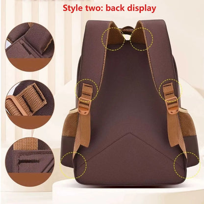 Capybara Children Backpack Waterproof Student Schoolbag Large Capacity Alleviate Burden School Bag Orthopedic Backpack Book Bag