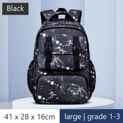 Mochila Ergonômica de Suporte Confortável para Coluna, para Livros Infantis do Ensino Fundamental e Médio Meninos Leve