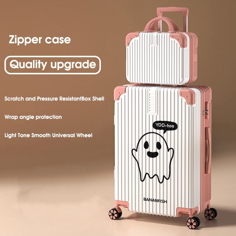 2025 New Suitcase ABS Durable Large Capacity Suitcase 20/22/24/26/28-inch Men's Carry-on Roller Suitcase Travel Check-in Case