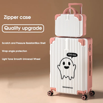 2025 New Suitcase ABS Durable Large Capacity Suitcase 20/22/24/26/28-inch Men's Carry-on Roller Suitcase Travel Check-in Case