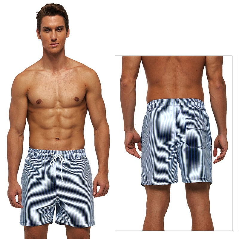 DATIFER 2025 Summer Hot Sale Mens Shorts Classic Polyester Quickly Dry Breathable Mesh Liner Shorts Para Hombre Gym Beach Pants