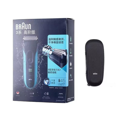 Braun Electric Shaver 3 Series ProSkin 3040S 3010S Reciprocating Shaver For Men Shaving Machine With Trimmer 100-240v