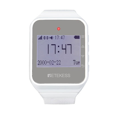 Retekess Wireless Calling System Restaurant Pager TD108 Waterproof Watch Receiver T117 Waiter Call Buttons For Hookah Cafe Bar
