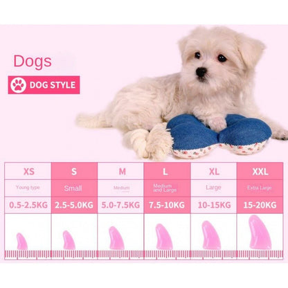 Capa Protetora de Unha para Pets Antirriscos Adequada para Cães Gatos Capas de Unha Capas para Patas de Gatos Cães Antirriscos para Gatos Acessórios para Gatos