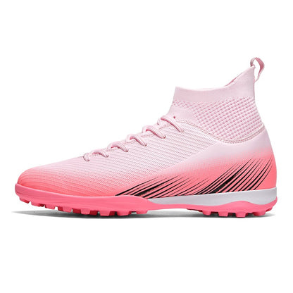 Men Fast Soccer Shoes Professional TF/FG Indoor Futsal Football Field Boot Unisex Society Cleats Long Spikes Sneaker Comfortable