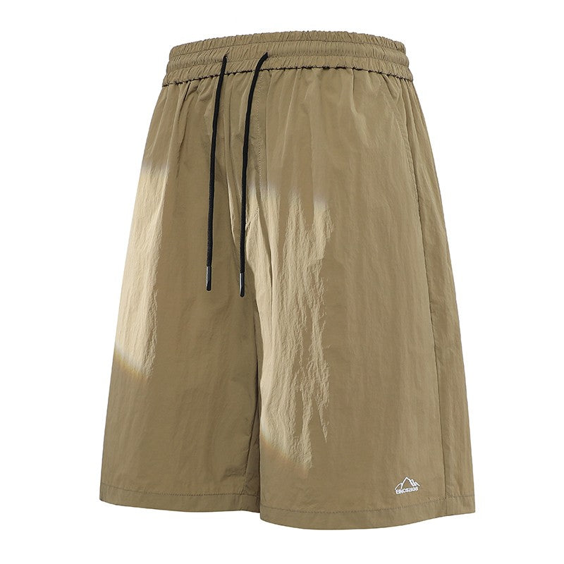 Men's Summer Embroidery Shorts Fashion Shorts Jogging Breathable Short Pants Male Shorts Casual Pants Simple Baggy Sports Shorts