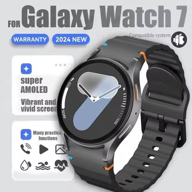 2025 New Watch 7 Classic GPS Sports Smartwatch1.5inch AMOLED HD Screen Voice Assistant Bluetooth Call Smart Watch For Men Women