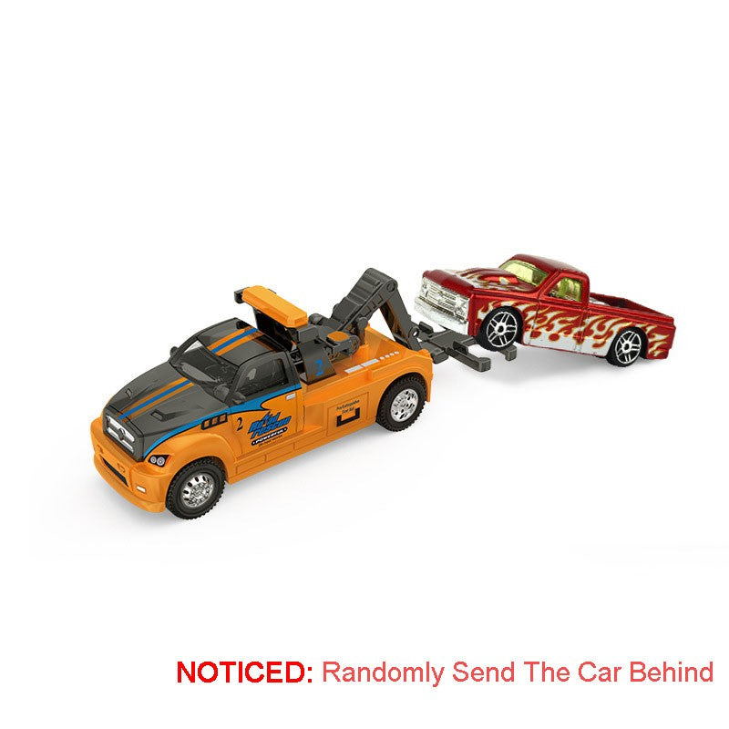 Caminhão de Contêineres em Miniatura Escala 1:64 Carrinhos de Brinquedo de Metal Diecast Reboque com Fricção Veículos de Transporte para Presentes Infantis