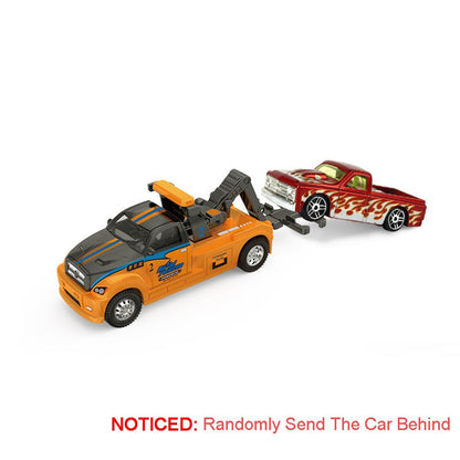 Caminhão de Contêineres em Miniatura Escala 1:64 Carrinhos de Brinquedo de Metal Diecast Reboque com Fricção Veículos de Transporte para Presentes Infantis