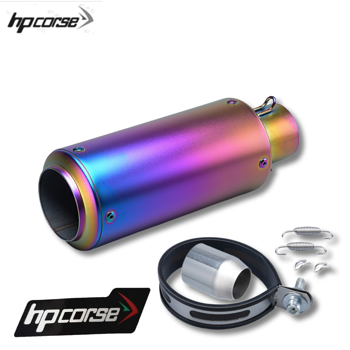 Universal 51mm motorcycle exhaust inox muffler carbon fiber exhaust for z900 R3 R25 MT07 MT09 R1 Z400 Z650