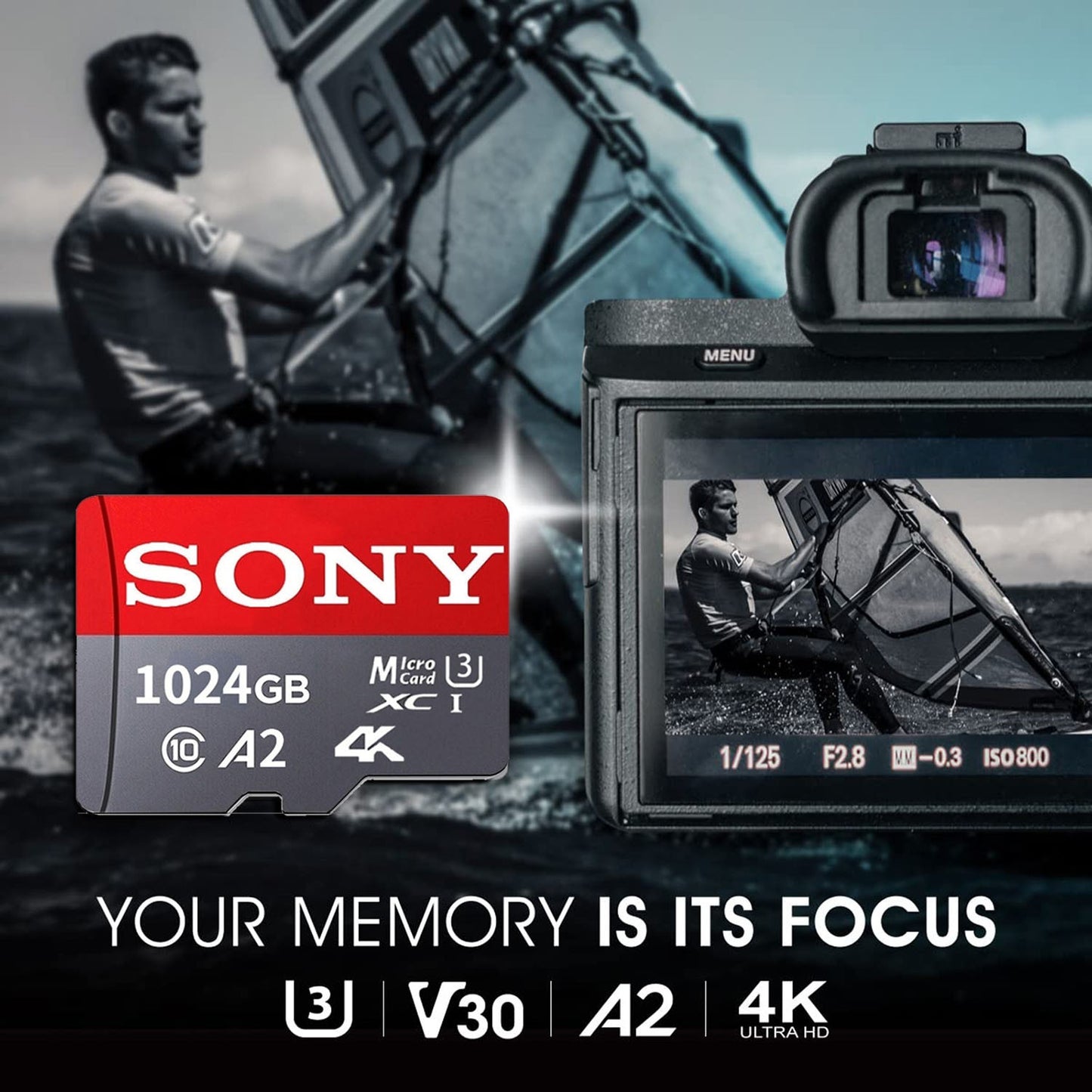 Cartão de Memória SONY SD Extreme Micro TF SD Card 1TB 512GB 128GB 256GB U3 V30 4K Full Memory Flash Cards para Telefone Computador Câmera