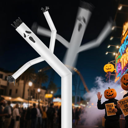 10-20ft Spooky Air Puppet Dancer Inflatable Wave Tube Wacky Wave Dancing Tube for Men Business Promotional Halloween Advertising