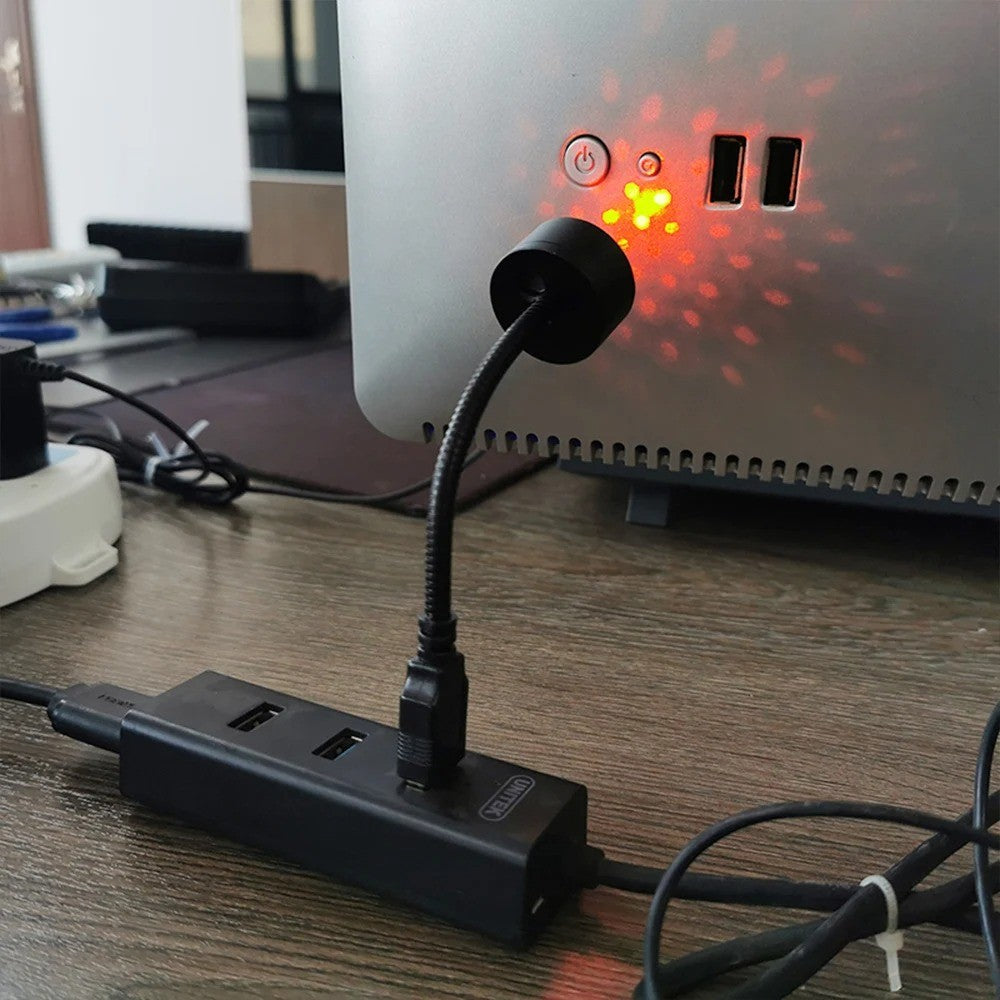 Mini LED Car Roof Star Night Light Projector Adjustable USB Galaxy Atmosphere Lamp for Auto Room Ceiling Decor