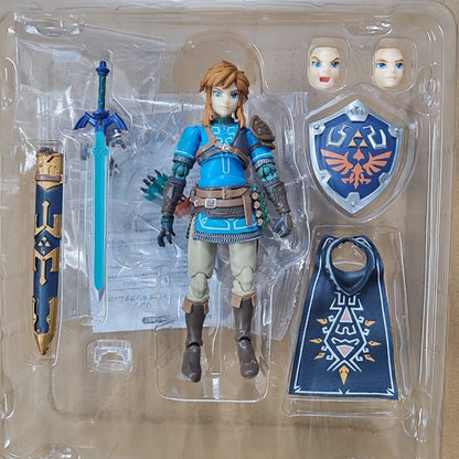Boneco Articulado The Legend Of Zelda Tears Of The Kingdom Figma 626 Link Figures Breath Of The Wild Anime Figure Coleção Presente