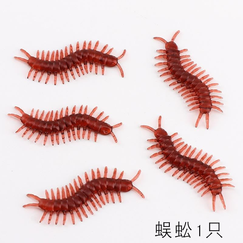 12/24pcs Halloween Simulation Bug Cockroach Spider Centipede Scorpion Plastics Prank Bug Funny 2025 Halloween DIY Decoration