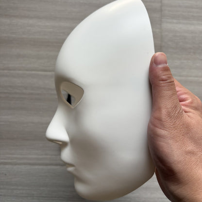 Blank Face Mask Cosplay DIY White Hand-Painted Doodle Thicken Plastic Masks Carnival Masquerade Halloween Party Costumes Props