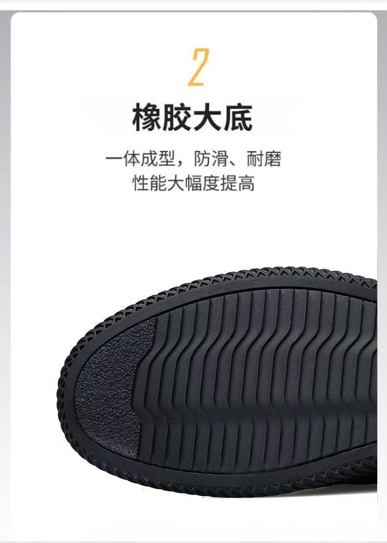 Mens PU Leather Loafers Non Slip Walking Flats Breathable Outdoor Slip on Casual Shoes for Male Work Office Driving Sneakers2