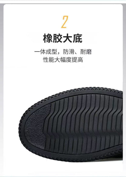 Mens PU Leather Loafers Non Slip Walking Flats Breathable Outdoor Slip on Casual Shoes for Male Work Office Driving Sneakers2