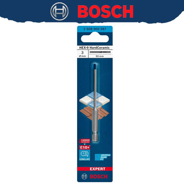 BOSCH EXPERT HEX-9 Hard Ceramic Drill Bit 10X Long Lifespan High Hardness Material Stone Drill Bit 2608900590 2608900588