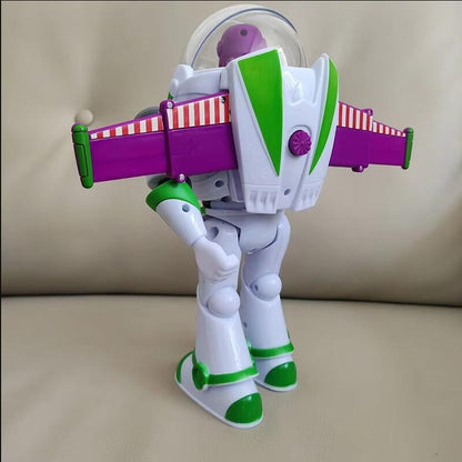 Brinquedos Toy Story Buzz Lightyear Modelo Pixar Robô Elétrico que Anda Boneco de Ação Brinquedo de Presente de Aniversário Modelo de Brinquedos Para Crianças