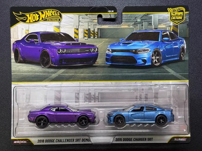 Hot Wheels Premium Car Culture 2 Packs Mitsubishi Subaru Dodge Porsche 1:64 Diecast Alloy Classic Performance Car Collectible