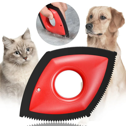 4 Modos Removedor de Pelos de Animais Pincel de Pente Escova Cão Gato Removedor de Pelos Ferramenta de Limpeza Tapete Sofá Pano Assento de Carro Borracha Reutilizável Pentes para Animais de Estimação