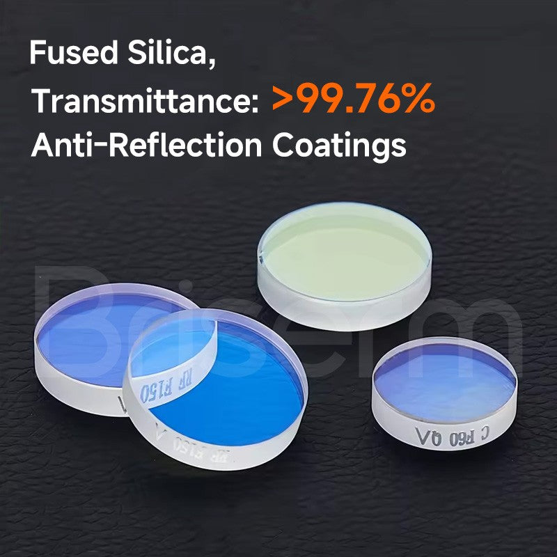 Lente de Colimação e Foco para Laser de Fibra D20x4.5 F150 F200 F400 F800 D16x5 F60 para Cabeça de Solda a Laser Portátil SUP20S/T 21T 23S/T