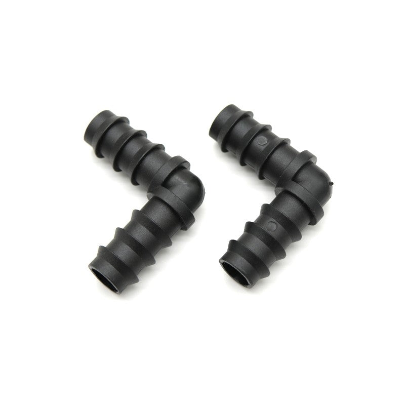 2/5/10pçs Estufa PE Tubo 16 20 25 mm Conector em T Cotovelo Reto Plugue Conexão para Tubo de Irrigação Acessórios de Micro Irrigação