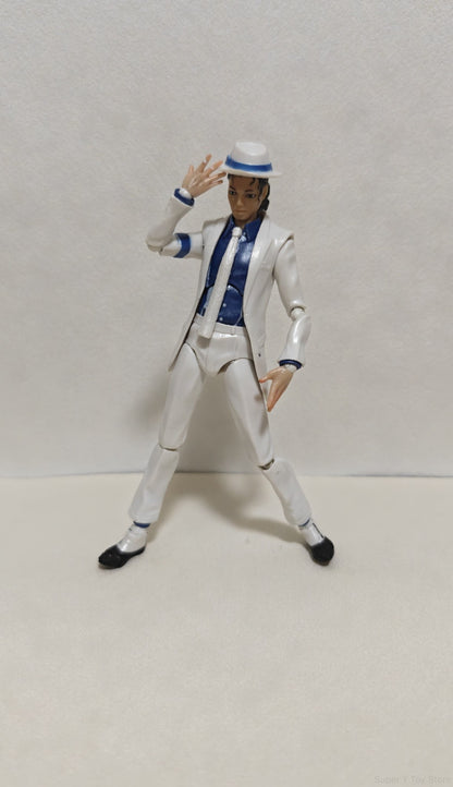 Hot Michael Jackson Smooth Criminal Moonwalk Action Michael Jackson Mj Thriller Joint Movable Figure Model Toys Christmas Gift