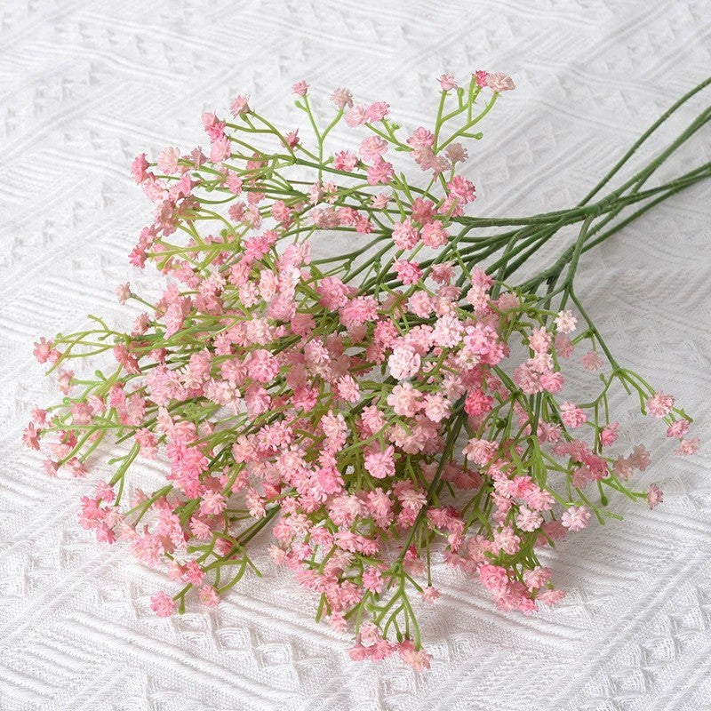 90Heads Artificial Flowers Bouquet 61cm Plastic Gypsophila Fake Flower for Home Decor Wedding Party Decorations Vase Accessories