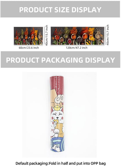 Modern Kitchen Mat Home Entrance Doormat Hallway Bedroom Living Room Decoration Floor Carpet Balcony Bathroom Anti-Slip Long Rug