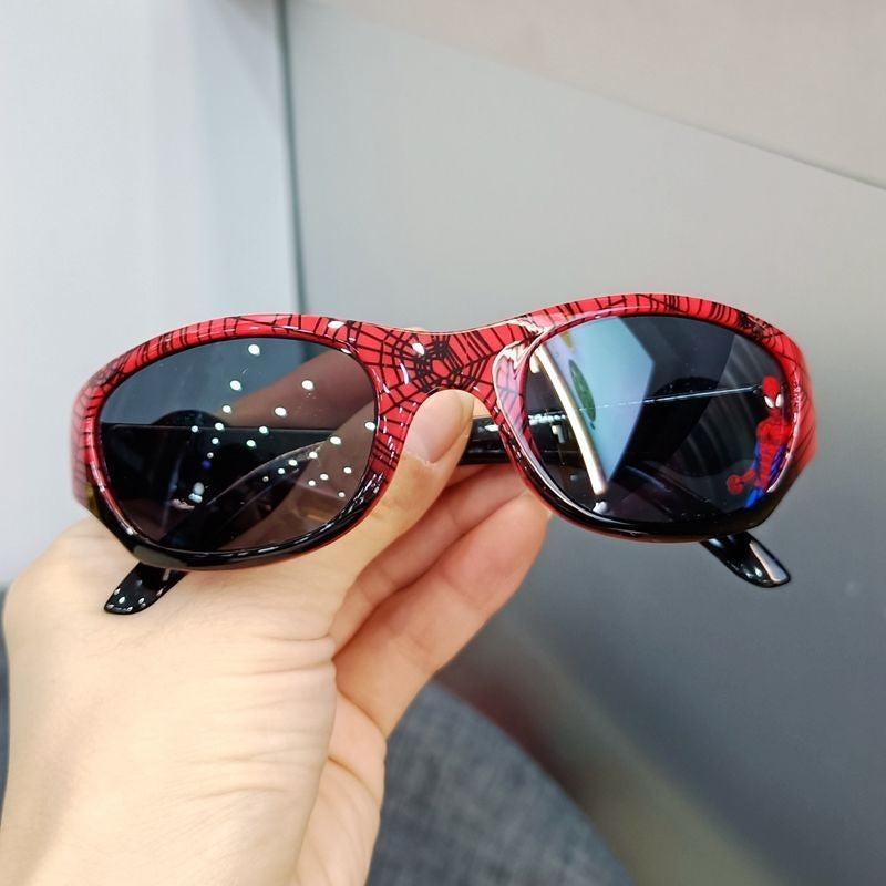 Marvel The Avengers Spiderman Peripheral Movies Creative Cartoon Personality Student Summer UV Shade Sunglasses Holiday Gifts