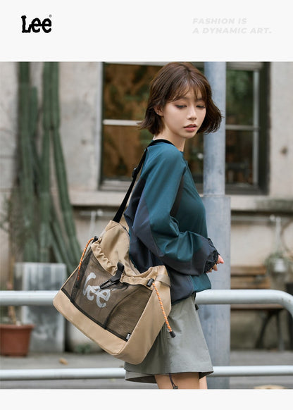 LEE Fashion Waterproof Large Crossbody Messenger Bags For Ladies Women Multifunctional Nylon Big Size Shoulder Schooll Bag