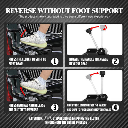 Embreagem de marcha à ré que economiza mão de obra para motocicleta, refit da embreagem de velocidade traseira para Harley Touring Street Glide FLH 08-23 Softail Breakout