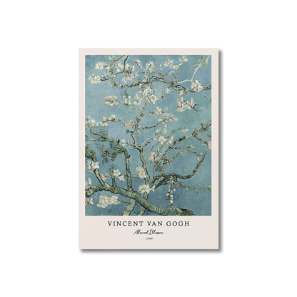 Vincent Van Gogh Writings Prints and Posters Great Work The Starry Night Canvas Painting Decorations for Living Room Wall Art