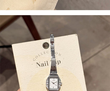 GEDI Square Watch Woman Gold Silver Small Dial Fashion Quartz Women's Wristwatches Ladies Luxury Vintage Bracelet Watch Gifts