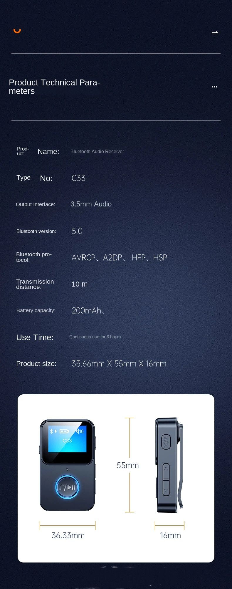 Bluetooth 5.0 Audio Receiver Support TF Card MP3 Player Lossless FM Transmitter Remote Control Wireless Audio Adapter Walkman
