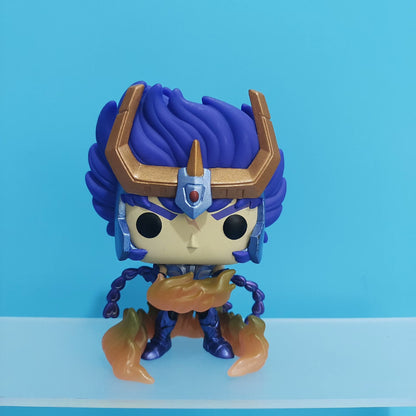 Funko Pop Cavaleiros do Zodíaco Boneco Articulado Hyoga de Cisne #808 Shiryu de Dragão #807 Shun de Andrômeda #809 Ikki de Fênix #810 Bonecos de Vinil Brinquedos