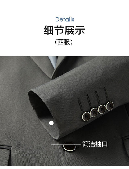 2025 Men's Slim Fit Business Casual Blazer High Quality Fashion All-in-One Banquet Korean Style Handsome Trend for All Seasons