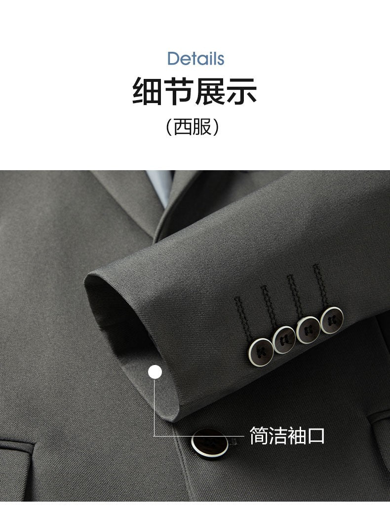 2025 Men's Slim Fit Business Casual Blazer High Quality Fashion All-in-One Banquet Korean Style Handsome Trend for All Seasons