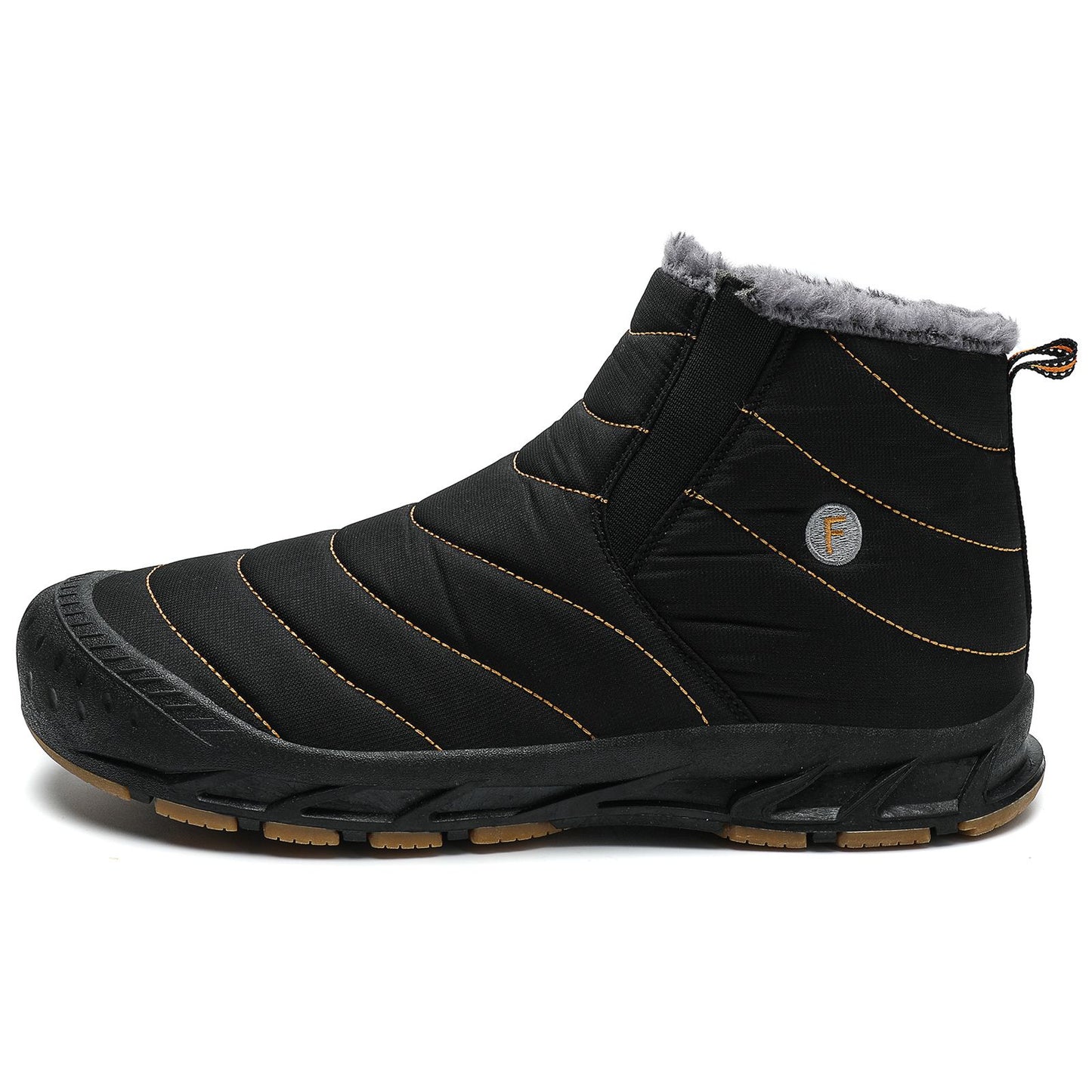 Oiaano Winter Wide Toe Men Black Boots Waterproof Barefoot Women Shoes Outdoor Snow Warm Thick Plush Soft Sole Breathable  Sport