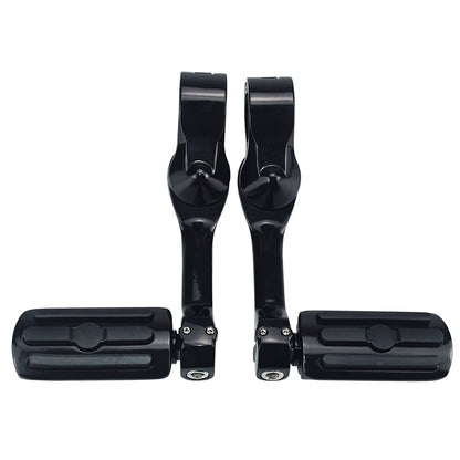 Kit de Suportes de Pedaleiras para Protetor de Motor de Motocicletas 1-1/4" Descanso de Pé para Harley Honda Davidson Road King Sportster Fat Boy Electra Glide