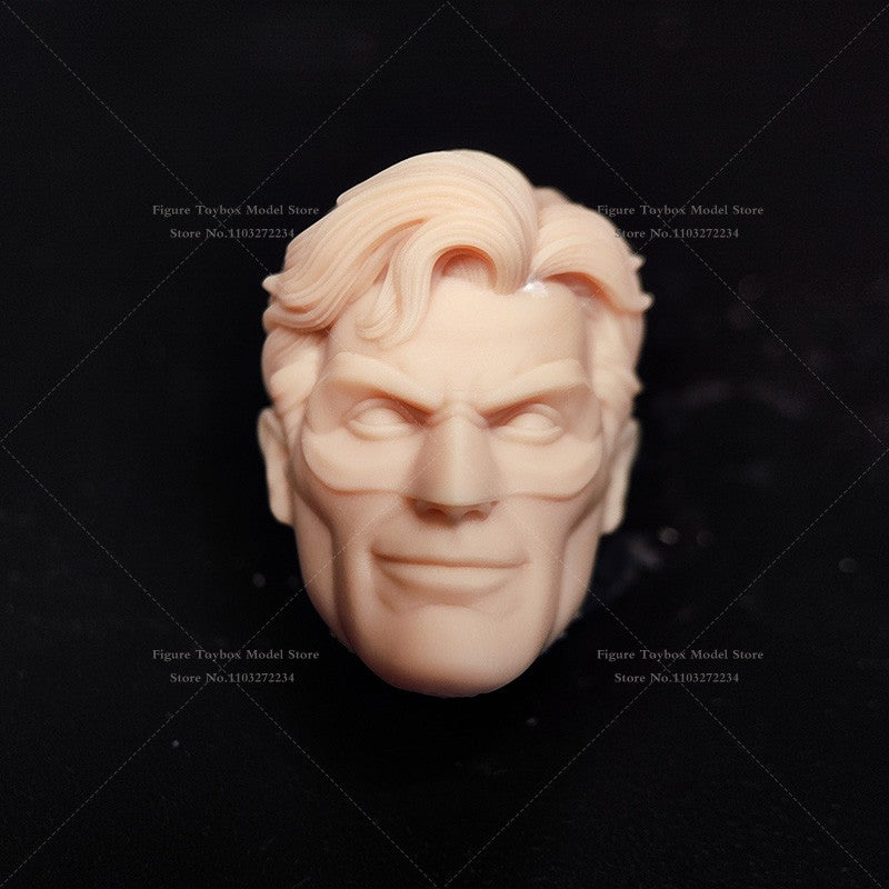 1/12 Quadrinhos Lanterna Verde Design de Máscara Escultura de Cabeça Masculina Não Pintada Guy Gardner Modelo Branco Brinquedos Para Corpo 6" Ml Shf Mezco