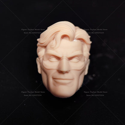 1/12 Quadrinhos Lanterna Verde Design de Máscara Escultura de Cabeça Masculina Não Pintada Guy Gardner Modelo Branco Brinquedos Para Corpo 6" Ml Shf Mezco