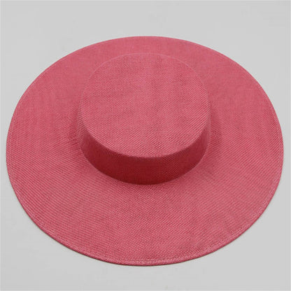 Chapéus Fascinators Femininos Base de Chapéu de Feltro para Festa Casamento Chapéu LUNQUIL de Aba Larga Chapéu Fedora Acessório de Cabelo Kentucky Derby