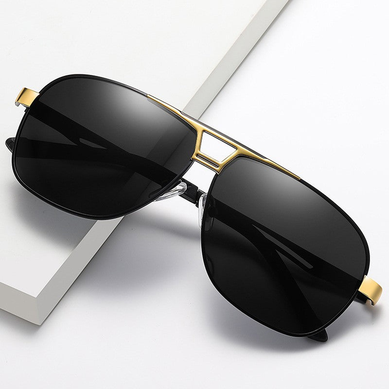 HUA HUA Fotocromático Masculino Óculos de Sol Masculino Novo Óculos de Sol Masculino Vintage Condução Sombreamento Óculos de Sol UV400 Gafas De Sol
